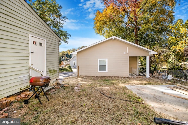 view of property exterior