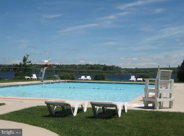 view of pool