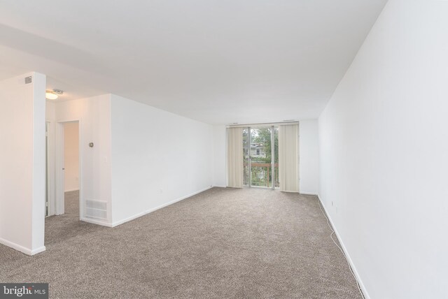 unfurnished room with carpet flooring