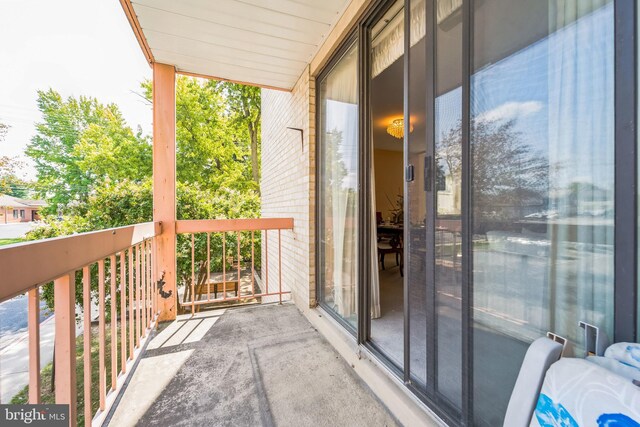 130 Slade Ave Unit 213, Pikesville, MD 21208 - view of balcony
