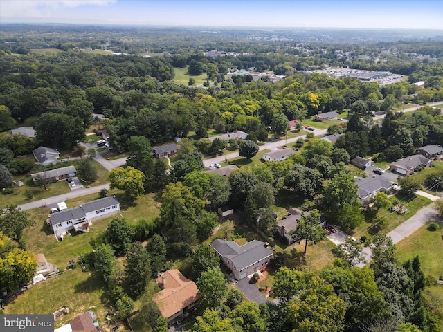 birds eye view of property featuring a residential view