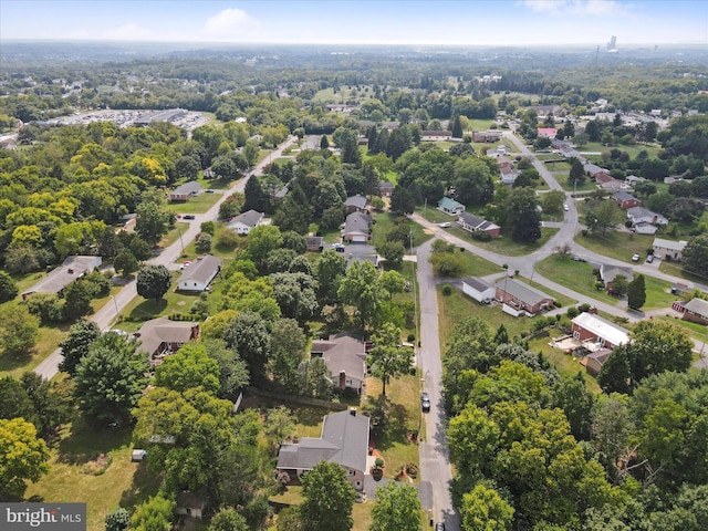 drone / aerial view featuring a residential view