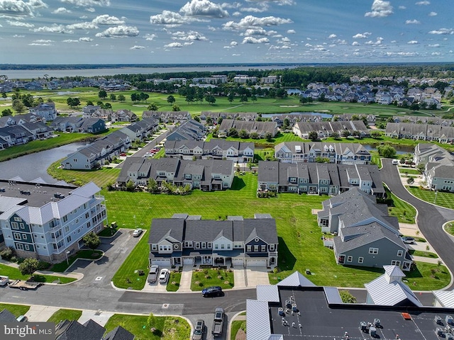 drone / aerial view featuring a residential view