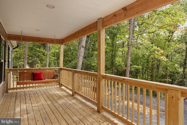 interior space featuring french doors and dark hardwood / wood-style flooring