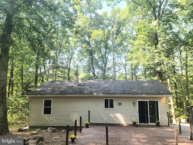 view of rear view of house