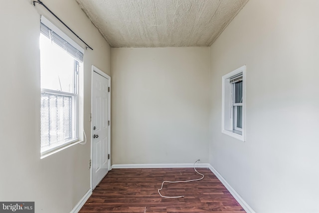 doorway to outside featuring wood-type flooring