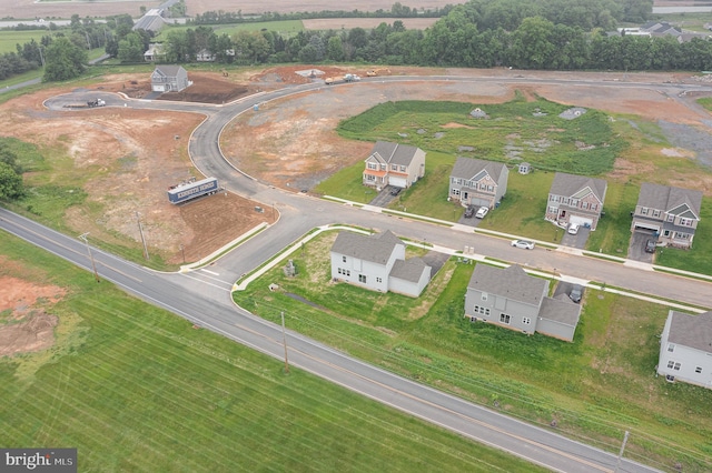 drone / aerial view featuring a residential view