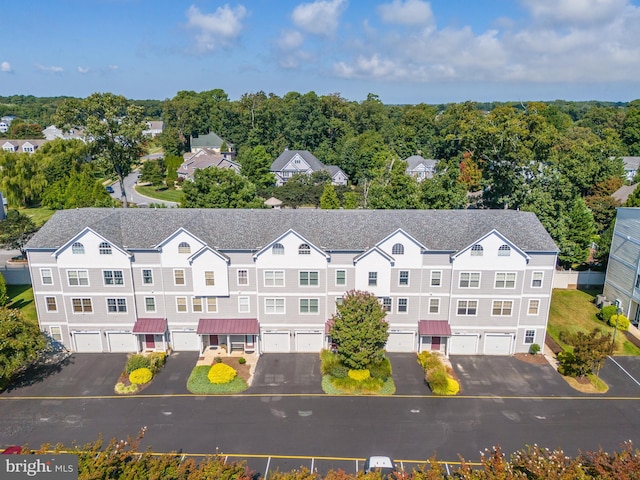 birds eye view of property featuring a residential view