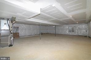 view of basement