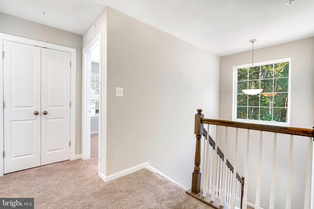 interior space featuring ceiling fan