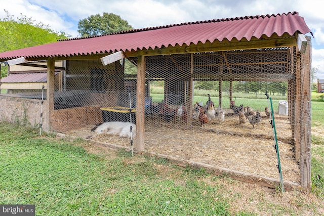 view of stable