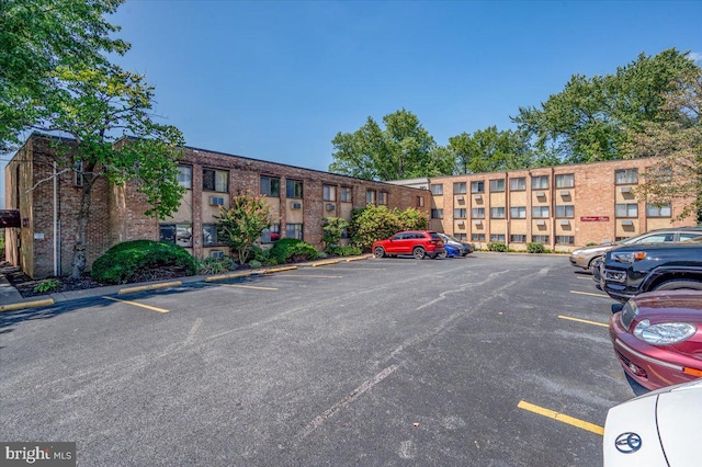 view of parking / parking lot