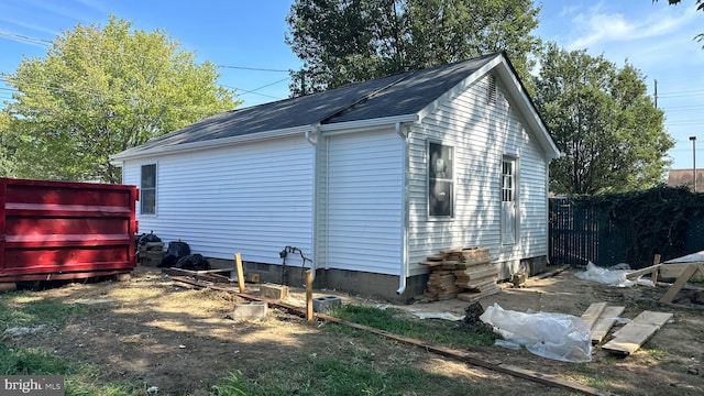 view of outbuilding