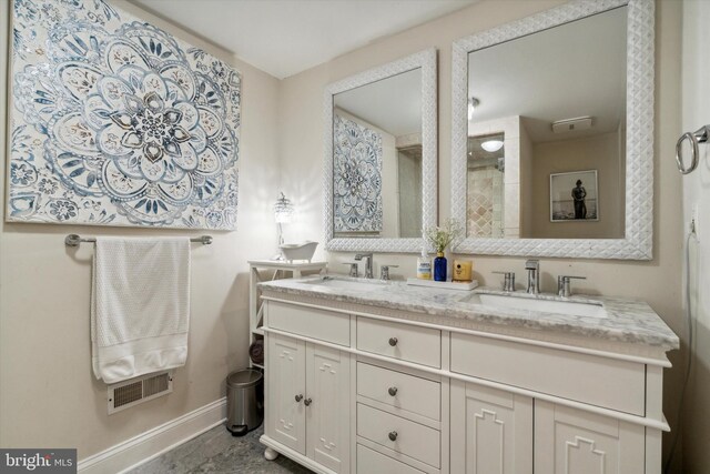 bathroom with an enclosed shower