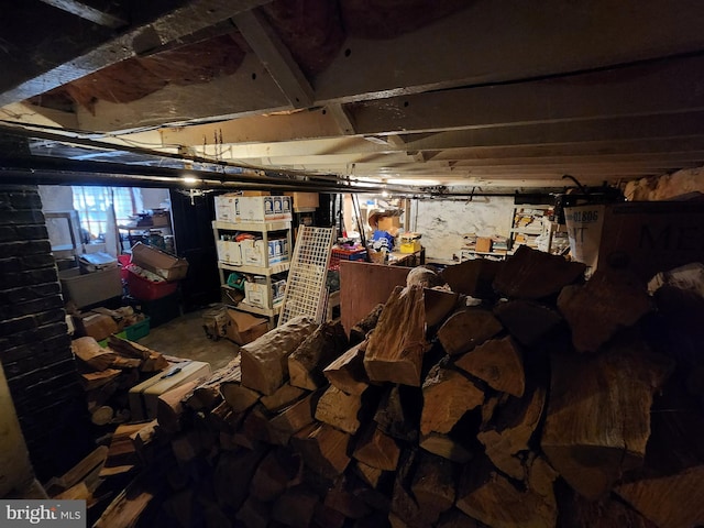 view of basement