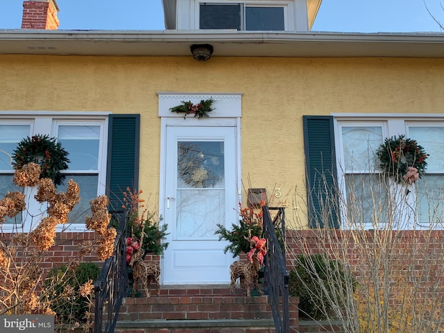 view of entrance to property