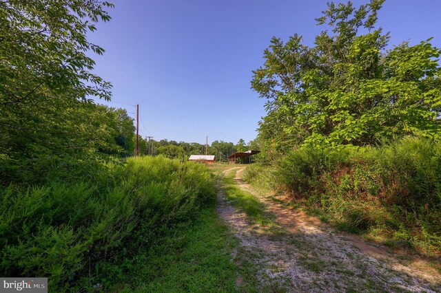 view of road