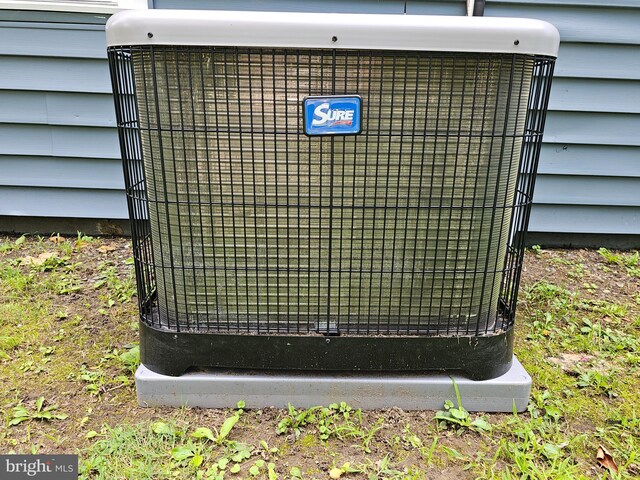 exterior details with central air condition unit