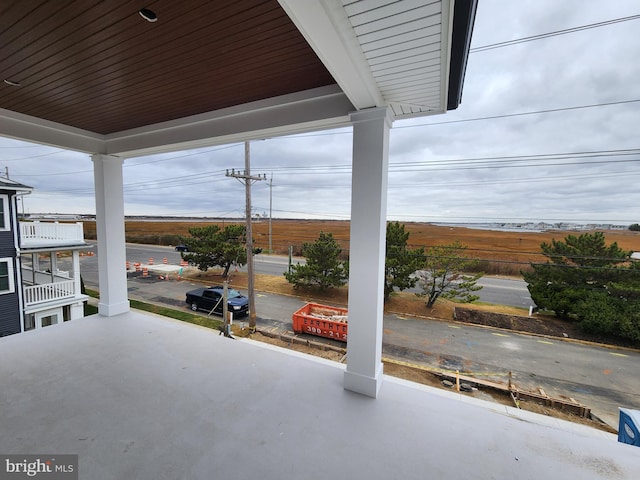 view of patio with covered porch