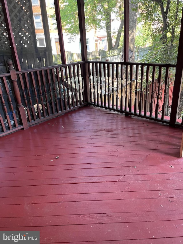 view of deck