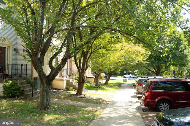 view of road