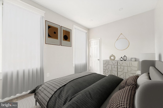 bedroom featuring carpet floors