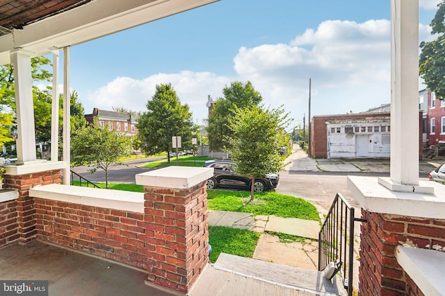 view of patio / terrace featuring a porch