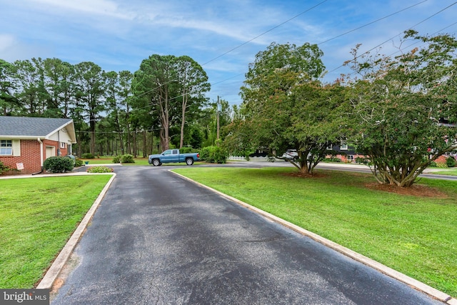 view of road