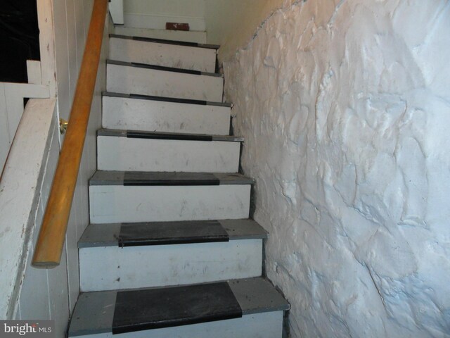 view of stairway