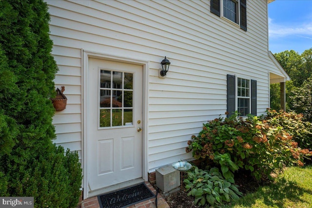 view of property entrance