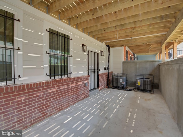 view of patio / terrace featuring cooling unit