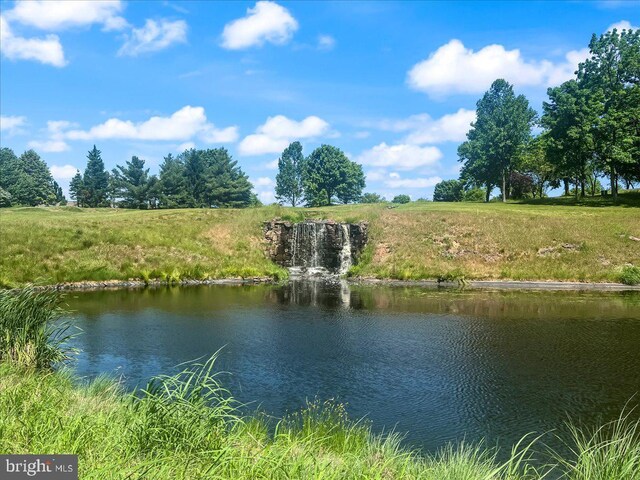 view of water feature