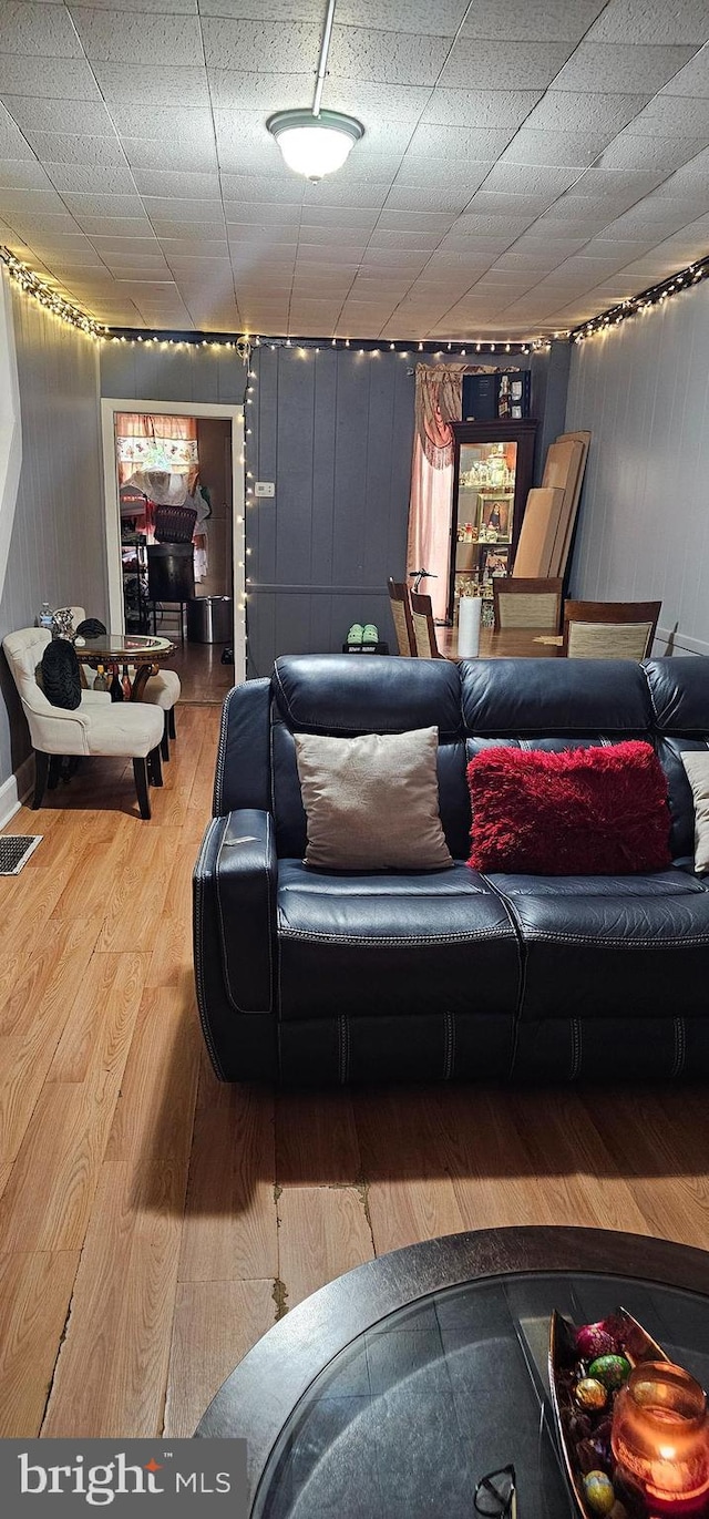 bedroom featuring hardwood / wood-style floors