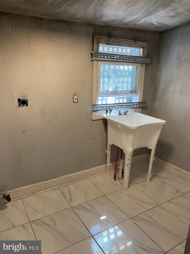 interior space featuring tile patterned floors