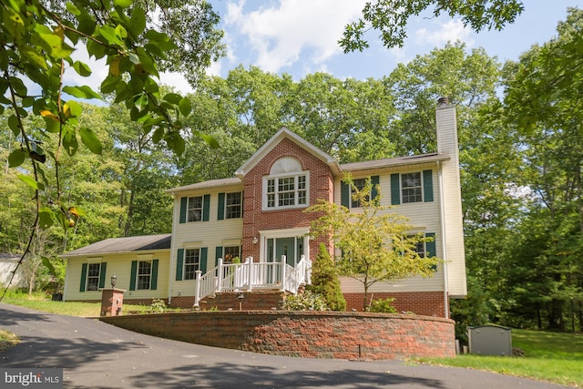 view of colonial house