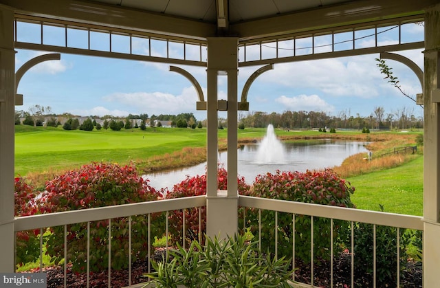 water view with golf course view