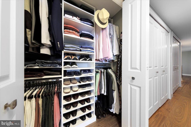 view of closet