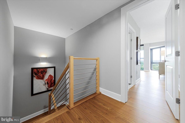 interior space featuring light hardwood / wood-style floors