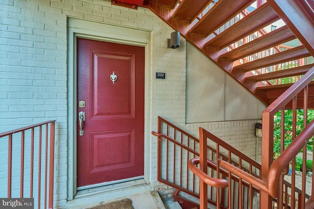 view of entrance to property