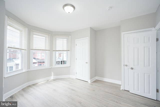 interior space featuring light hardwood / wood-style flooring