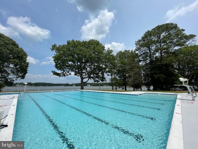 view of community pool