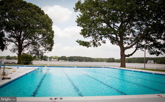 view of pool