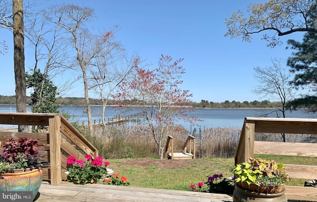 view of water feature