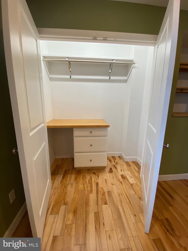 view of closet