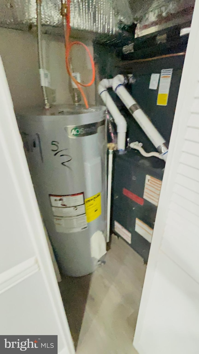 utilities featuring water heater