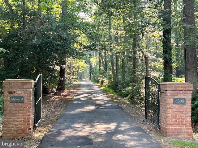 view of road