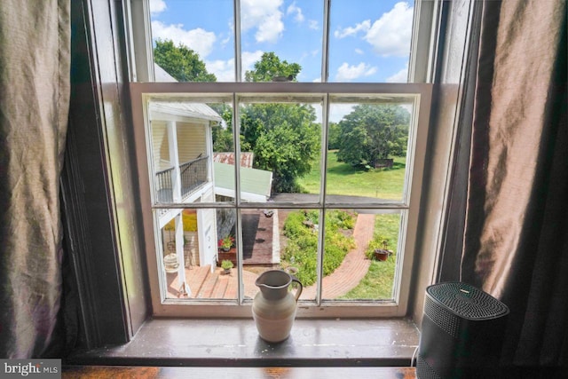 view of room details