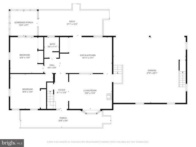 817 Seabreeze Rd, Cambridge, MD 21613 - floor plan