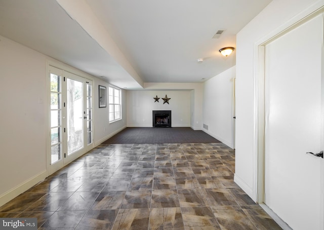 view of unfurnished living room