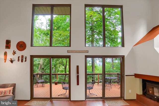 view of doorway to outside